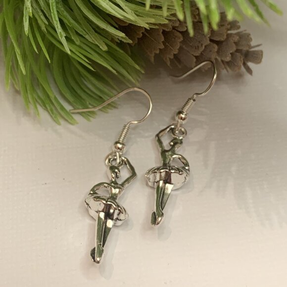 Ballet Dancer Earring, Dancing Earring, Gift Idea, Sports Earring, Dance Jewelry - Picture 5 of 7